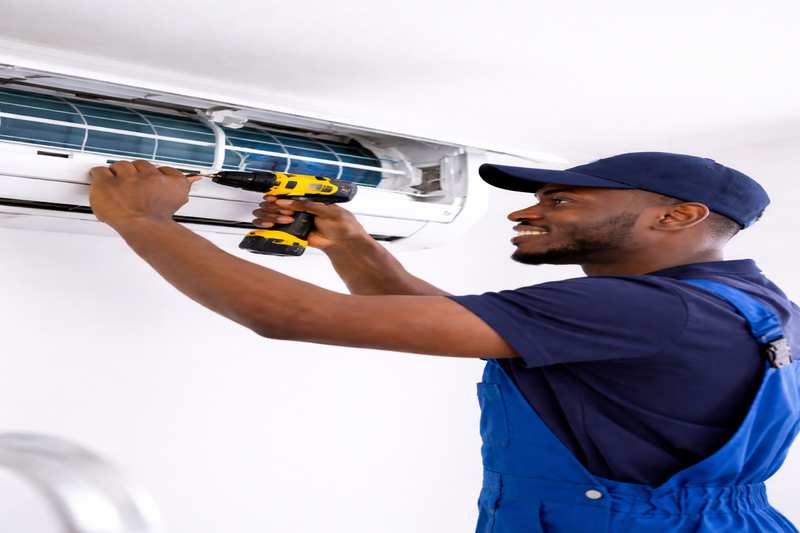 Professional appliance and refrigeration technician at work in Gauteng, Cold Fix Services aircon installation in Pretoria and Johannesburg